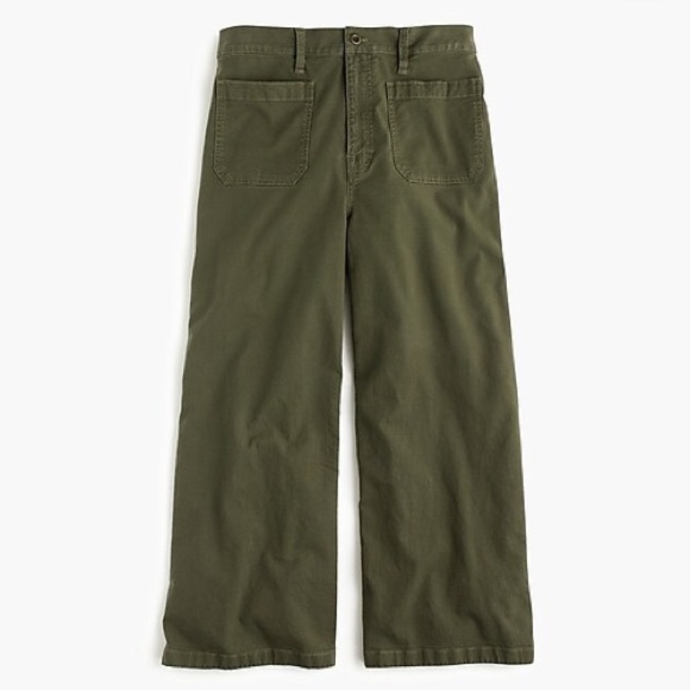 Jcrew wide-leg crop pant